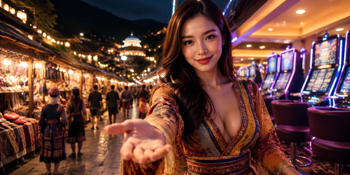 Người chơi slots trực tuyến giữa khung cảnh thiên nhiên Sa Pa, điện thoại trên tay thư giãn